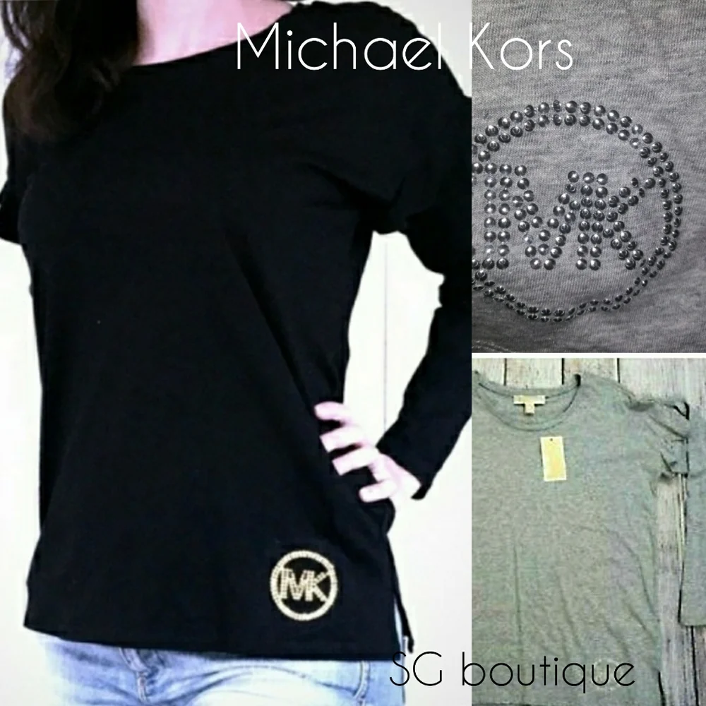 🆕⭐Michael Kors Grey Long sleeve top⭐